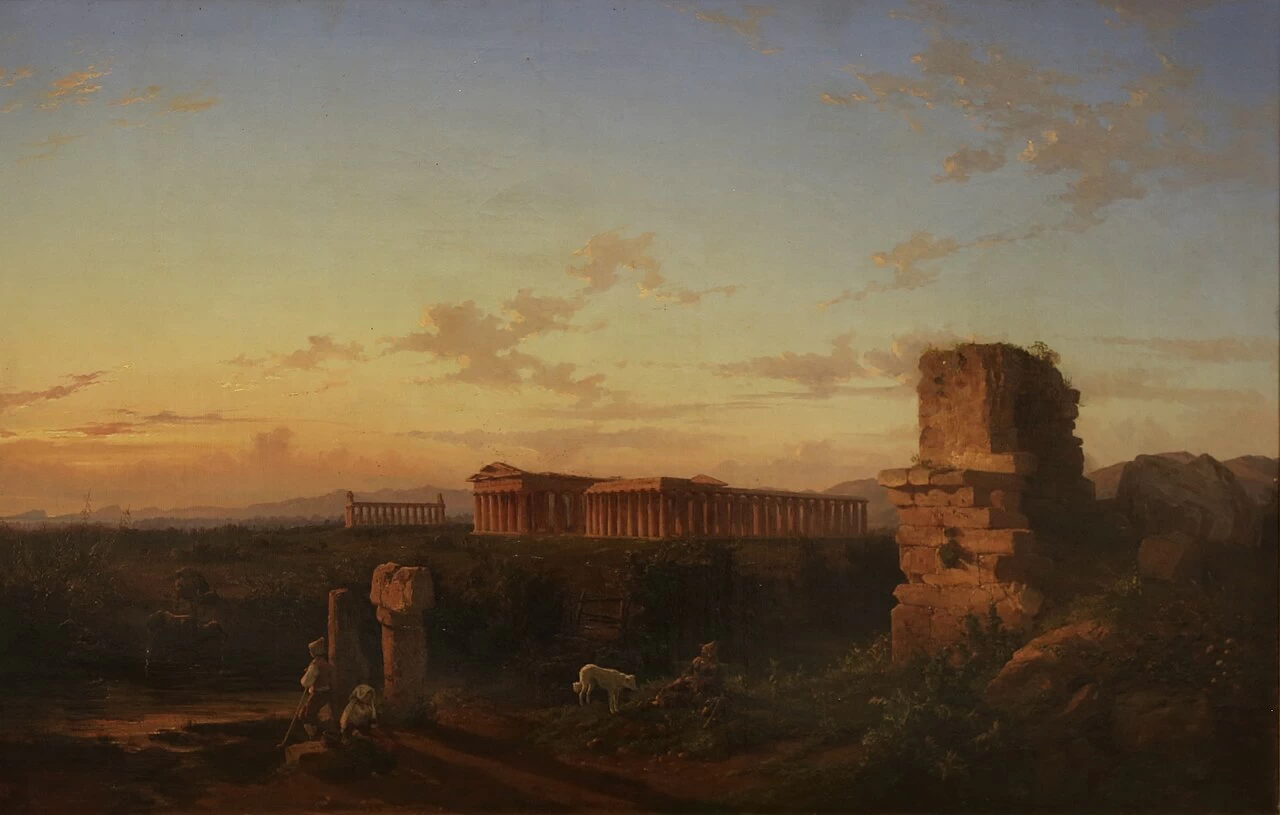 Crepuscolo su Paestum